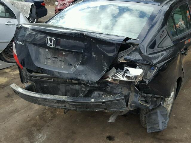 2HGFB2F83CH597143 - 2012 HONDA CIVIC EX შავი ფოტო 9