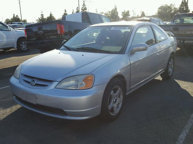 1HGEM22943L076472 - 2003 HONDA CIVIC EX SILVER photo 2