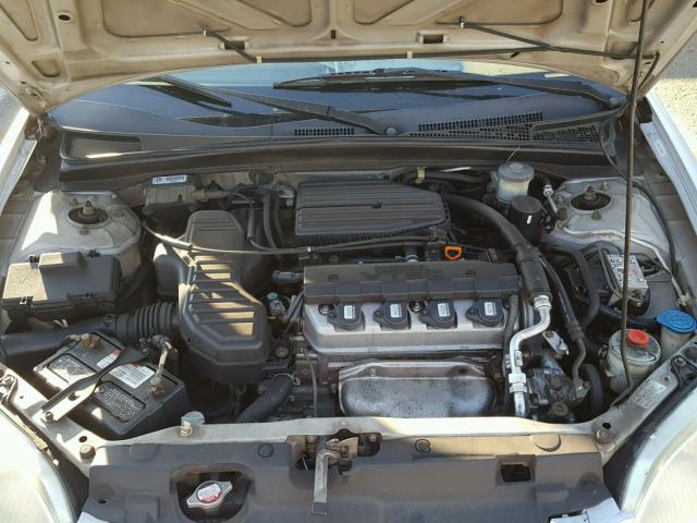 1HGEM22943L076472 - 2003 HONDA CIVIC EX SILVER photo 7