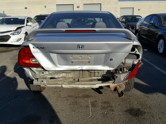 1HGEM22943L076472 - 2003 HONDA CIVIC EX SILVER photo 9