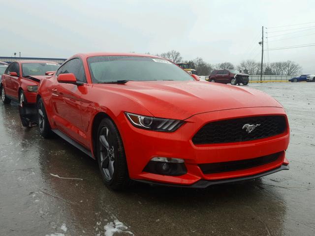 1FA6P8AM2G5326259 - 2016 FORD MUSTANG RED photo 1