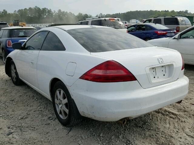 1HGCM82685A002857 - 2005 HONDA ACCORD EX WHITE photo 3