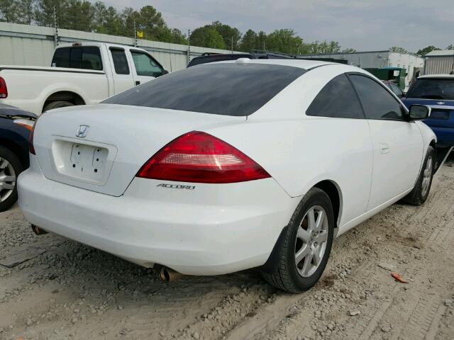 1HGCM82685A002857 - 2005 HONDA ACCORD EX WHITE photo 4