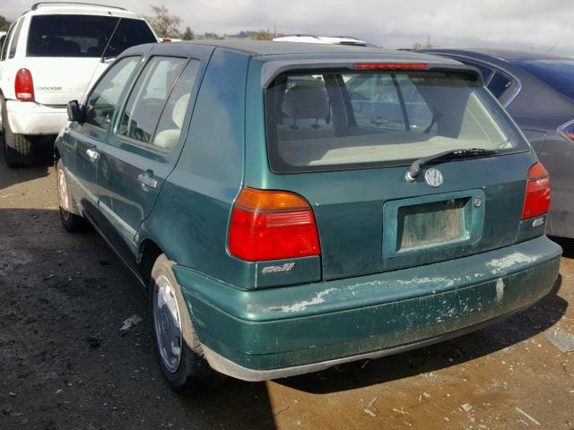 3VWFA81HXTM085485 - 1996 VOLKSWAGEN GOLF GL GREEN photo 3