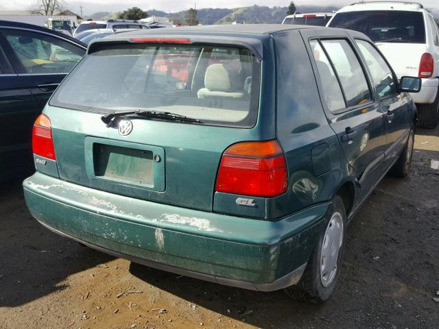 3VWFA81HXTM085485 - 1996 VOLKSWAGEN GOLF GL GREEN photo 4