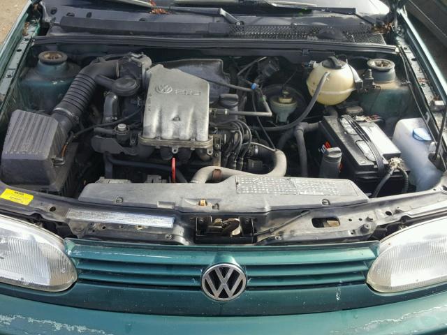 3VWFA81HXTM085485 - 1996 VOLKSWAGEN GOLF GL GREEN photo 7