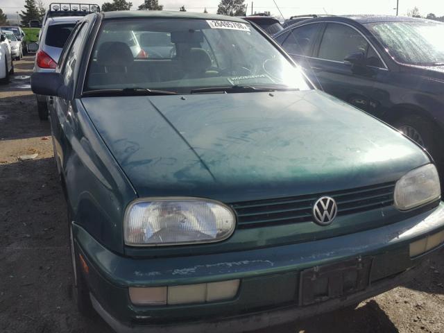 3VWFA81HXTM085485 - 1996 VOLKSWAGEN GOLF GL GREEN photo 9