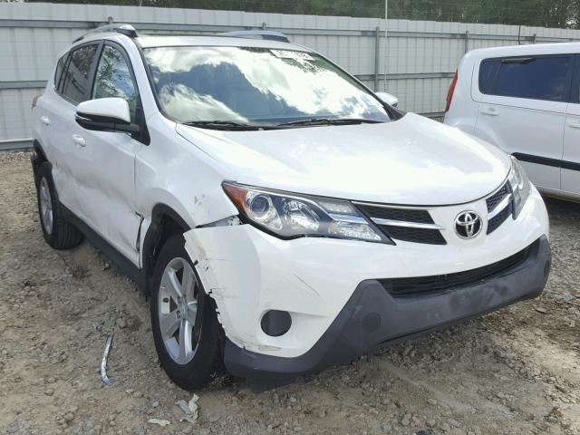 2T3WFREV2EW100833 - 2014 TOYOTA RAV4 XLE WHITE photo 1