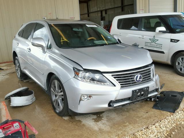 2T2ZB1BA1FC002573 - 2015 LEXUS RX 450H SILVER photo 1