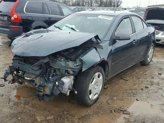 1G2ZF55B364157069 - 2006 PONTIAC G6 SE GREEN photo 2