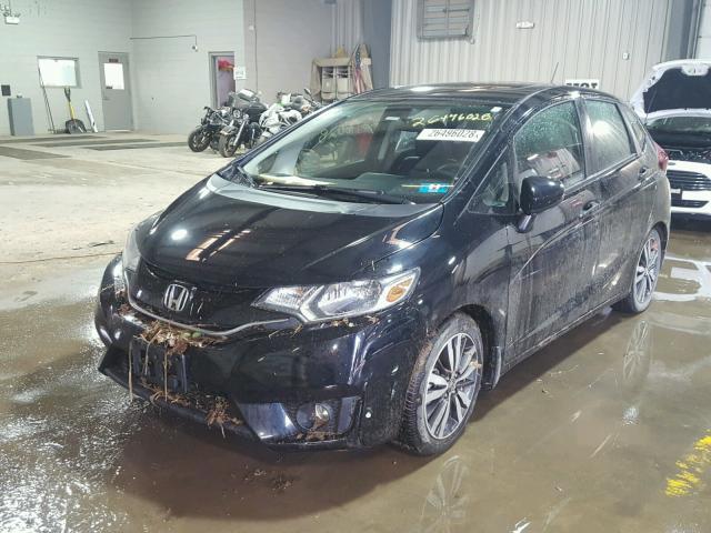 3HGGK5H86HM703483 - 2017 HONDA FIT EX BLACK photo 2