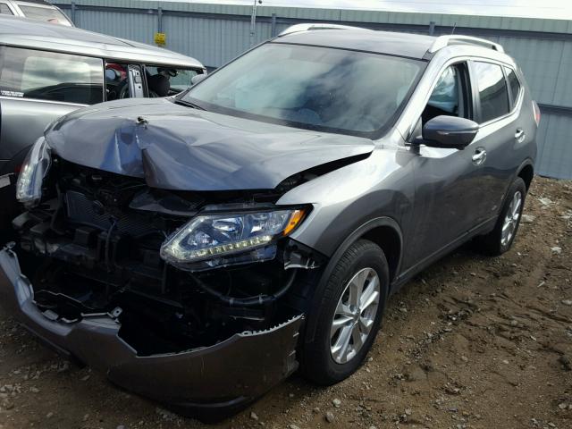 5N1AT2MV1FC922244 - 2015 NISSAN ROGUE S SILVER photo 2