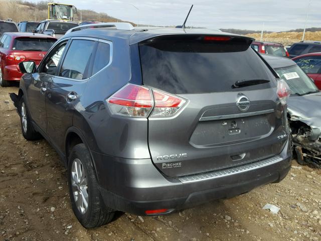 5N1AT2MV1FC922244 - 2015 NISSAN ROGUE S SILVER photo 3