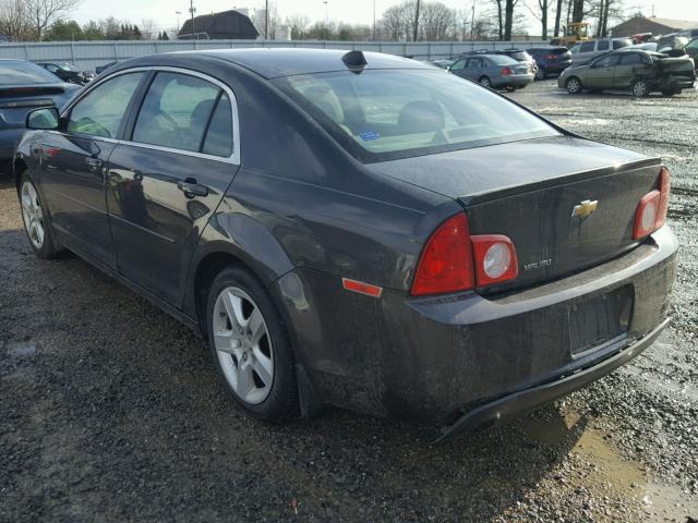 1G1ZB5E05CF346997 - 2012 CHEVROLET MALIBU LS ნაცრისფერი ფოტო 3