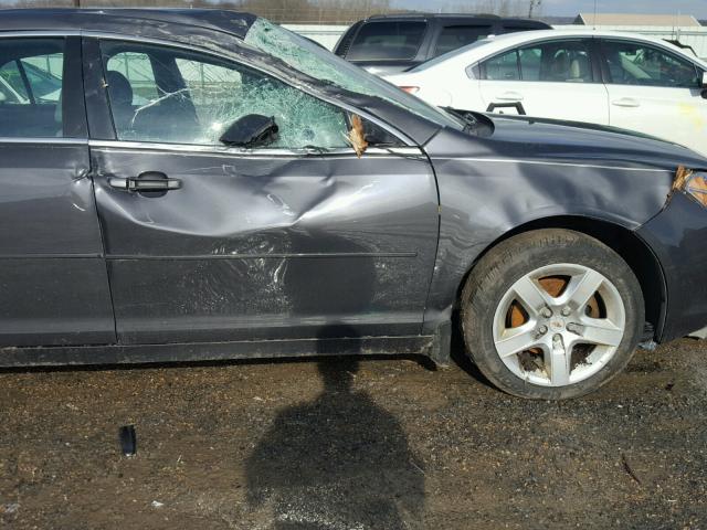 1G1ZB5E05CF346997 - 2012 CHEVROLET MALIBU LS ნაცრისფერი ფოტო 9