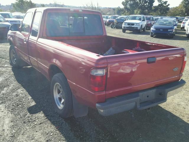 1FTYR44U52PA34300 - 2002 FORD RANGER SUP RED photo 3