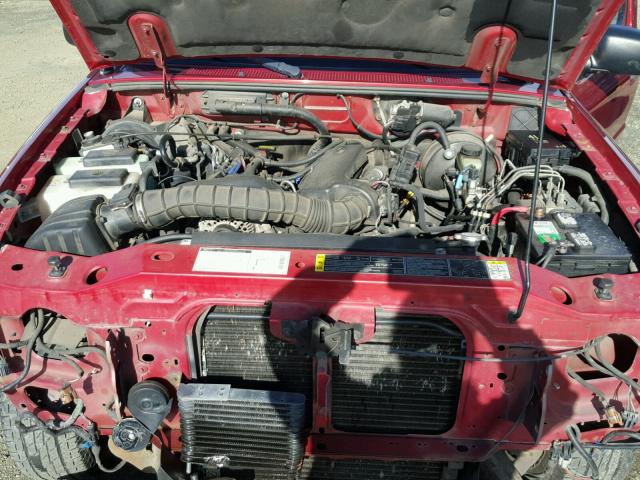 1FTYR44U52PA34300 - 2002 FORD RANGER SUP RED photo 7