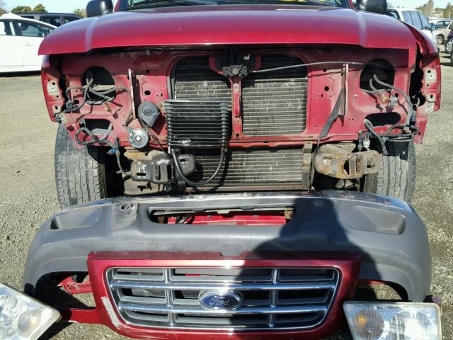 1FTYR44U52PA34300 - 2002 FORD RANGER SUP RED photo 9