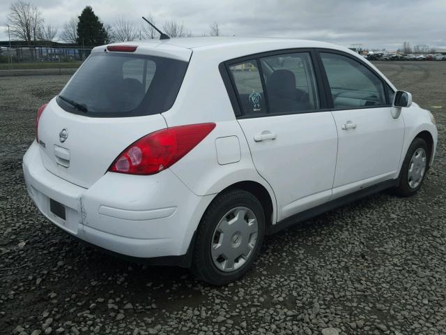 3N1BC13EX8L407225 - 2008 NISSAN VERSA S WHITE photo 4