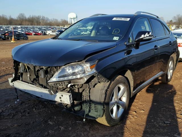 2T2BK1BA9FC295270 - 2015 LEXUS RX 350 BLACK photo 2