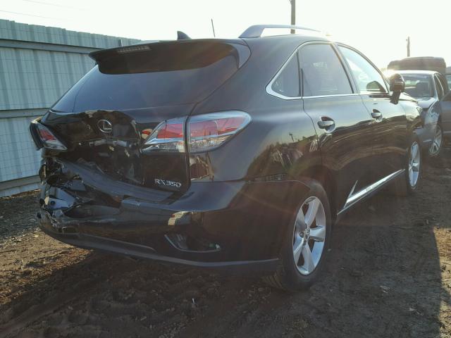 2T2BK1BA9FC295270 - 2015 LEXUS RX 350 BLACK photo 4