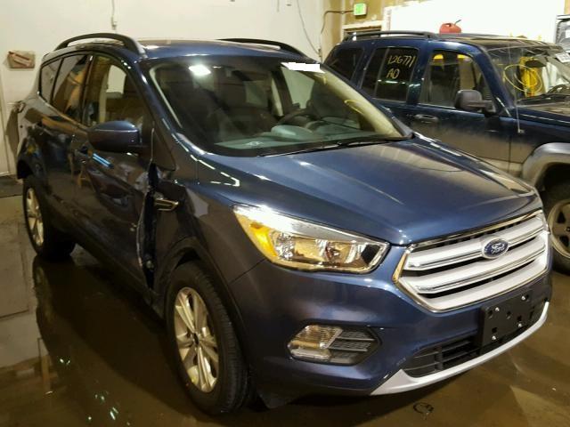 1FMCU9GD2JUB29295 - 2018 FORD ESCAPE SE BLUE photo 1