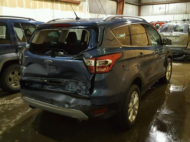 1FMCU9GD2JUB29295 - 2018 FORD ESCAPE SE BLUE photo 4