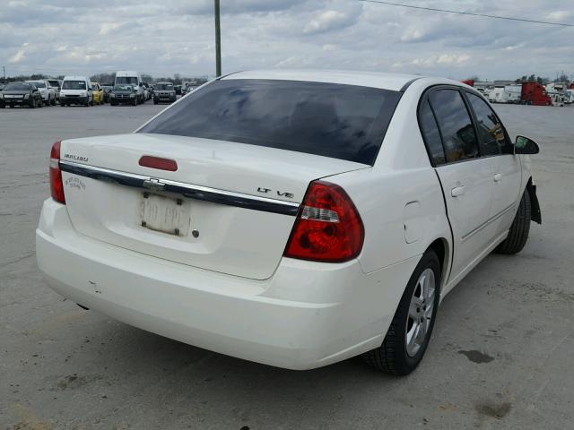 1G1ZT51836F297571 - 2006 CHEVROLET MALIBU LT WHITE photo 4