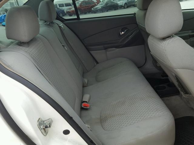 1G1ZT51836F297571 - 2006 CHEVROLET MALIBU LT WHITE photo 6