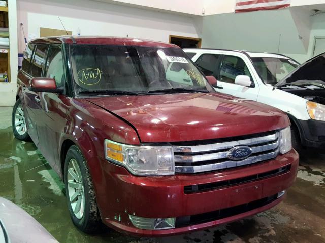 2FMEK62C19BB08886 - 2009 FORD FLEX SEL მუქწითელი ფოტო 1