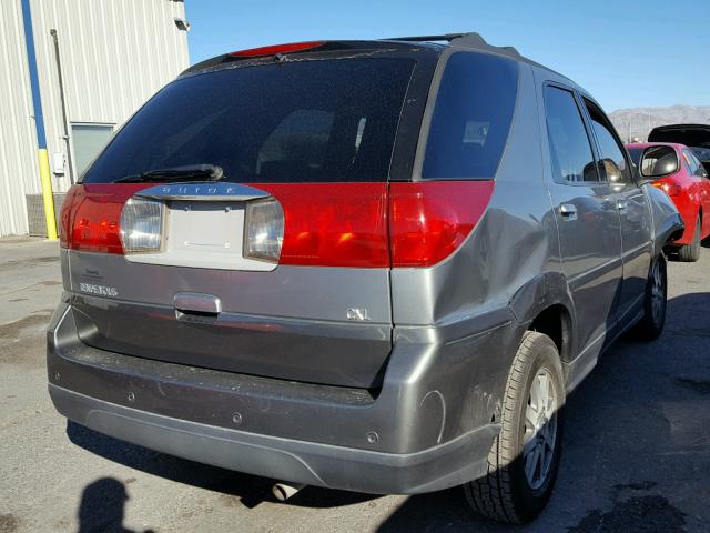 3G5DA03E74S504203 - 2004 BUICK RENDEZVOUS GRAY photo 4