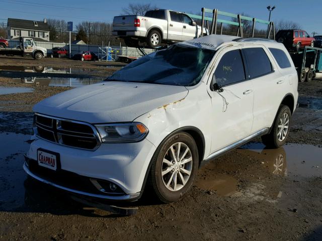 1C4RDJAG2GC474294 - 2016 DODGE DURANGO SX WHITE photo 2