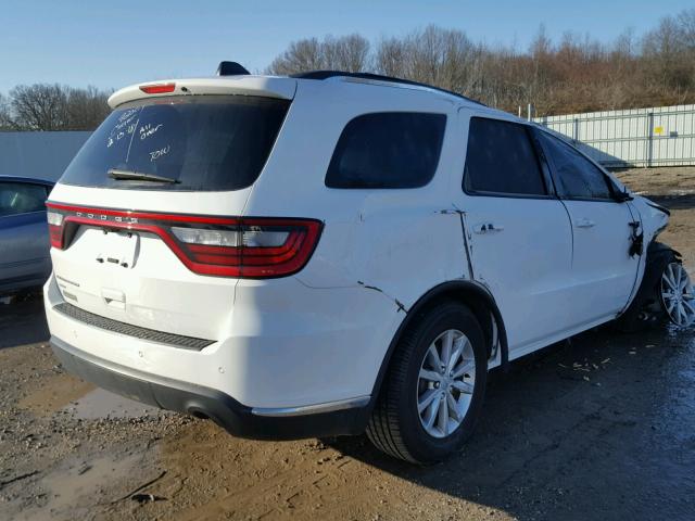 1C4RDJAG2GC474294 - 2016 DODGE DURANGO SX WHITE photo 4