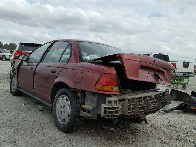 1G8ZF5289WZ274382 - 1998 SATURN SL MAROON photo 3