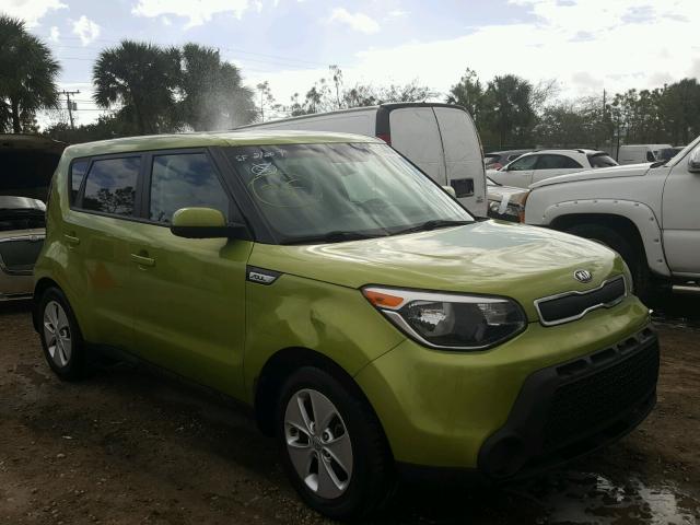 KNDJN2A23F7767679 - 2015 KIA SOUL TEAL photo 1