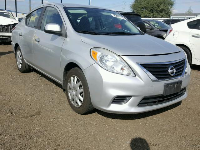 3N1CN7AP0DL888862 - 2013 NISSAN VERSA S SILVER photo 1