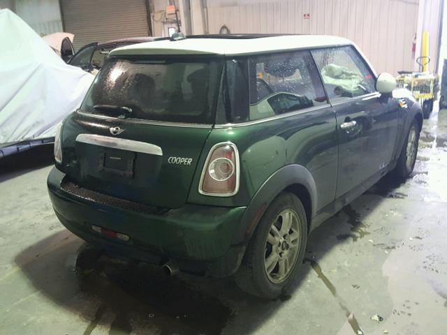 WMWSU3C53CT255795 - 2012 MINI COOPER GREEN photo 4