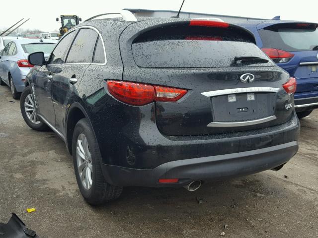 JN8CS1MW8HM411912 - 2017 INFINITI QX70 BLACK photo 3