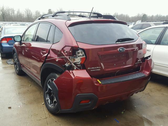 JF2GPAVC1D2854770 - 2013 SUBARU XV CROSSTR MAROON photo 3