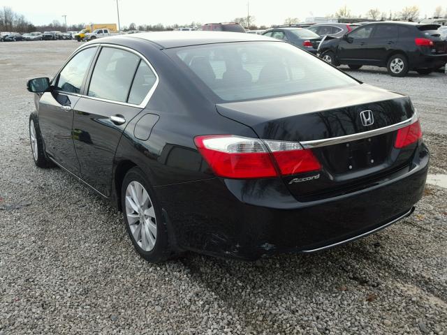 1HGCR2F77EA305419 - 2014 HONDA ACCORD EX BLACK photo 3