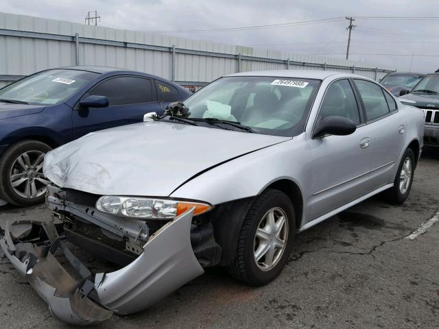 1G3NL52F23C309225 - 2003 OLDSMOBILE ALERO GL SILVER photo 2