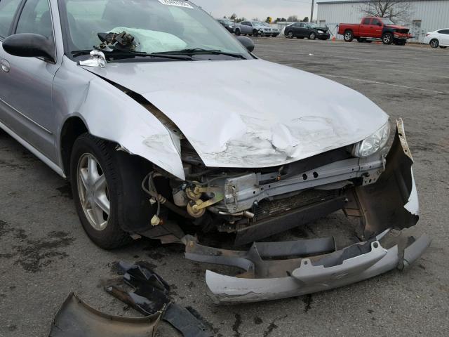 1G3NL52F23C309225 - 2003 OLDSMOBILE ALERO GL SILVER photo 9