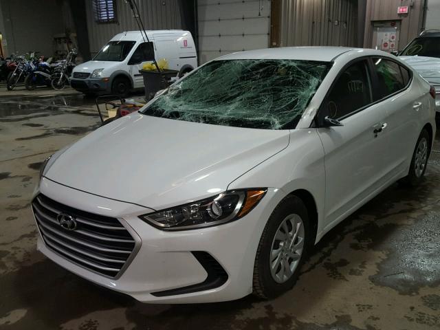 5NPD74LF4HH097626 - 2017 HYUNDAI ELANTRA SE WHITE photo 2