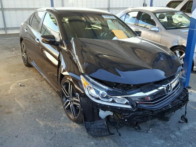 1HGCR2F66HA069387 - 2017 HONDA ACCORD SPO BROWN photo 1