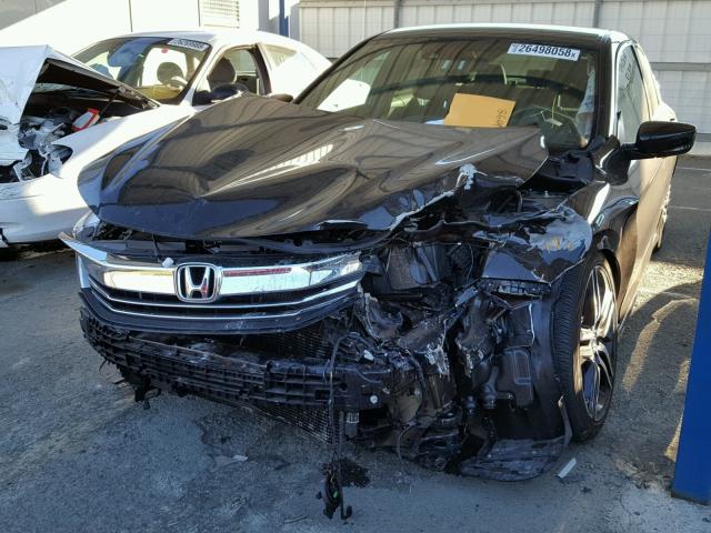 1HGCR2F66HA069387 - 2017 HONDA ACCORD SPO BROWN photo 2