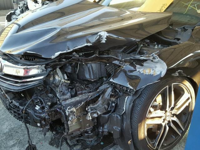 1HGCR2F66HA069387 - 2017 HONDA ACCORD SPO BROWN photo 9