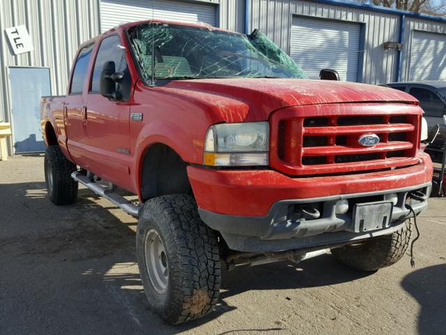 1FTNW21F53EA99666 - 2003 FORD F250 SUPER RED photo 1