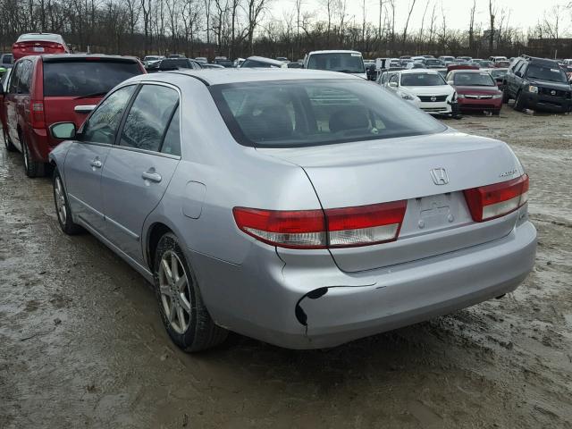 1HGCM66503A035032 - 2003 HONDA ACCORD EX SILVER photo 3