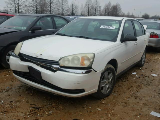 1G1ZS52F15F263823 - 2005 CHEVROLET MALIBU WHITE photo 2