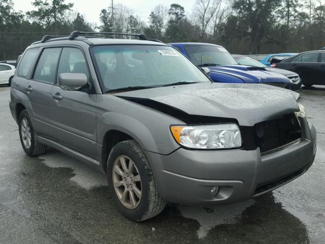 JF1SG65616H728530 - 2006 SUBARU FORESTER 2 GRAY photo 1